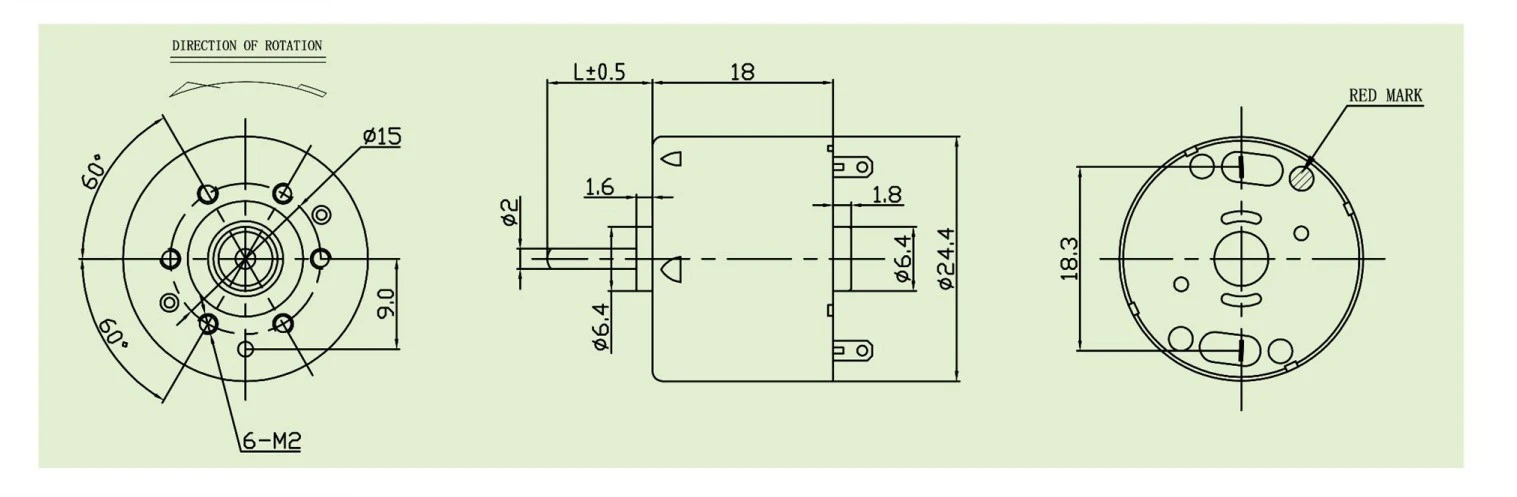 310C motor outline