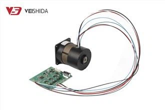 24 V bezsuku līdzstrāvas motors ar kodētāju